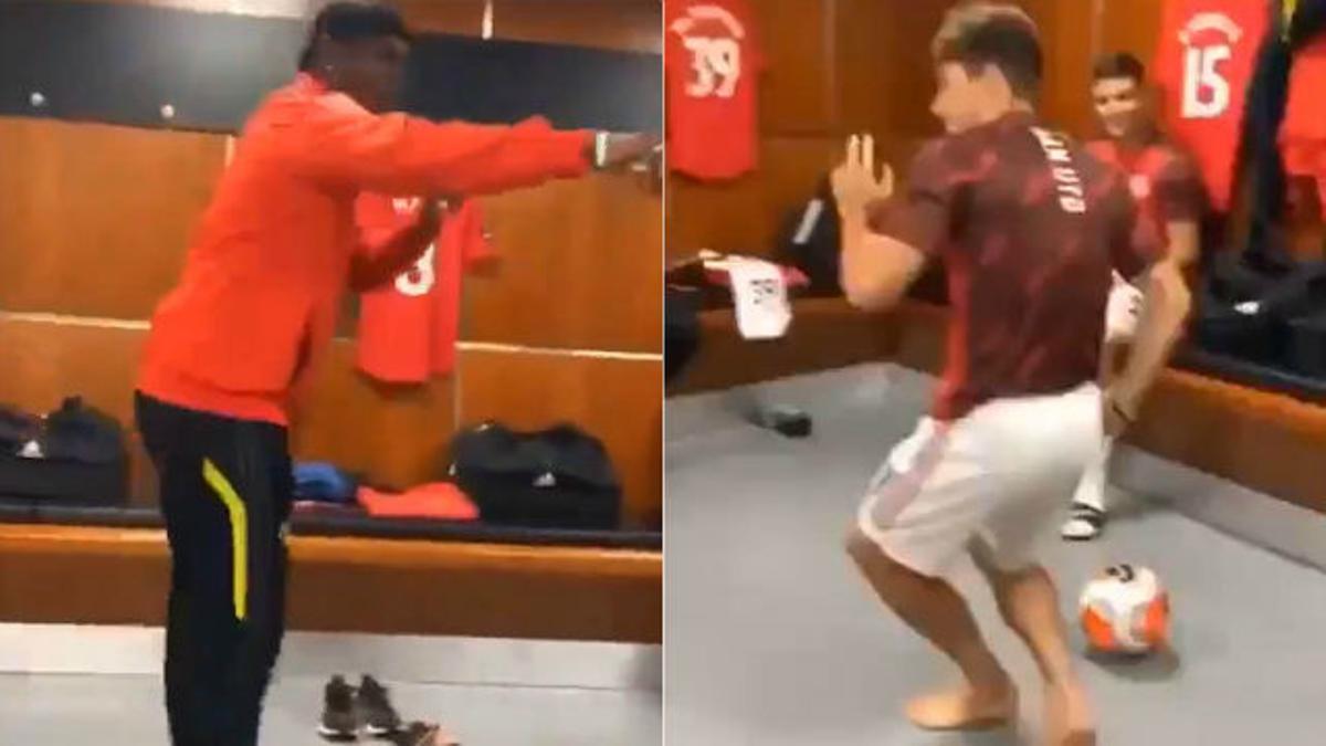 ¡El baile de Pogba y un canterano del United que se ha vuelto viral!