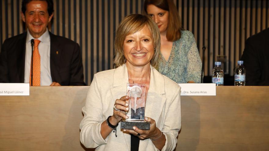 La neuróloga aragonesa Sonia Santos recibe un premio por su labor científica