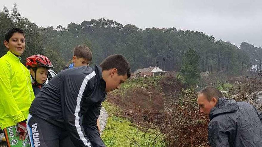 Plantación de uno de los ejemplares. // R. Vázquez