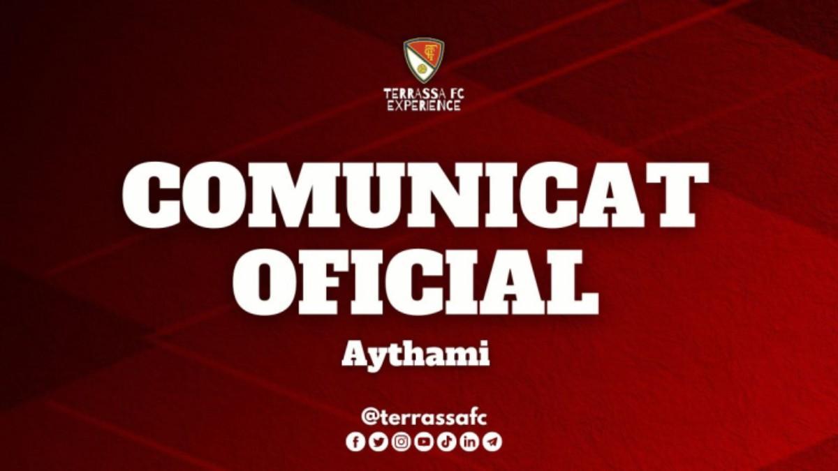 El Terrassa renueva a Aythami