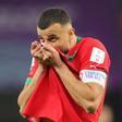 Romain Saiss, de Marruecos, en el partido de octavos de final de la Copa Mundial de la FIFA 2022 entre Marruecos y España