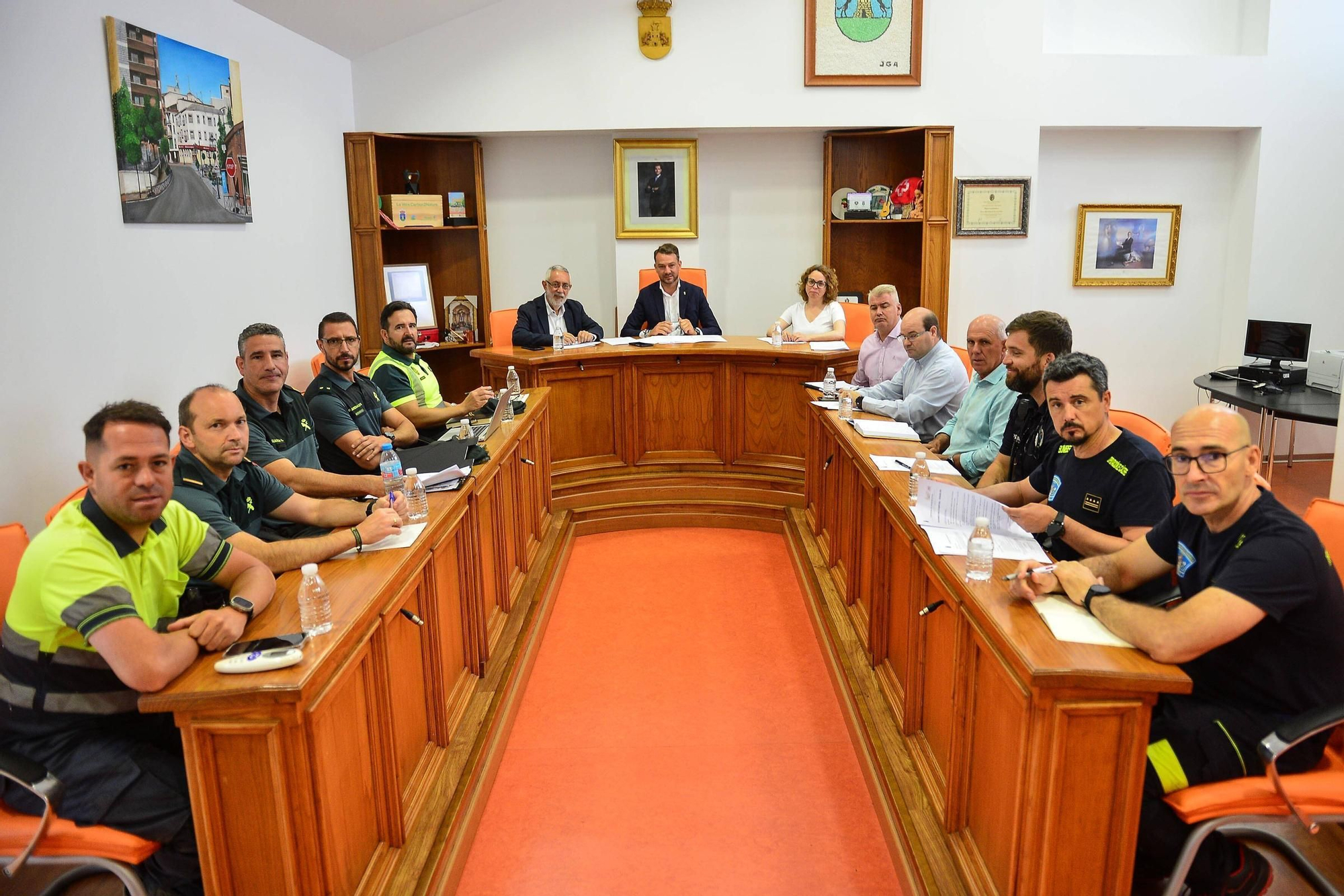 Galería | Así ha sido la junta local de seguridad en Jaraíz de la Vera
