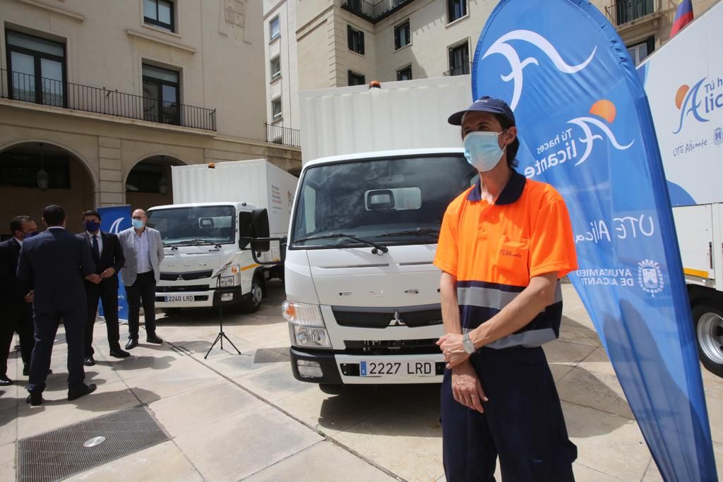 Nueva maquinaria de limpieza viaria y recogida de residuos en Alicante