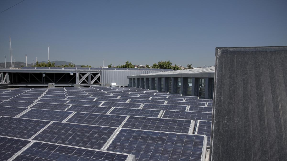 Paneles fotovoltaicos en Mallorca.