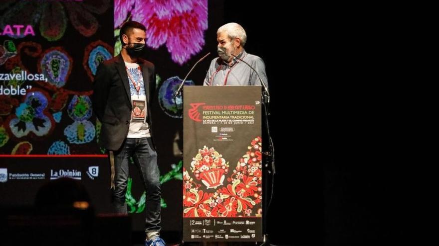 Lorenzo Caprile, en la inauguración del I Festival de Indumentaria Tradicional