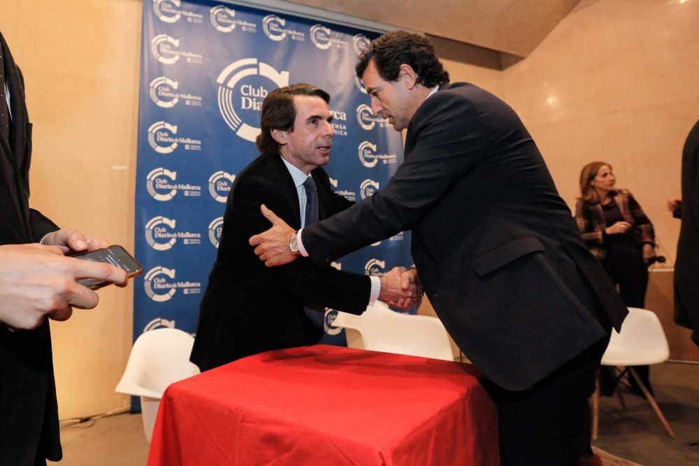 José María Aznar interviene en el Club Diario de Mallorca