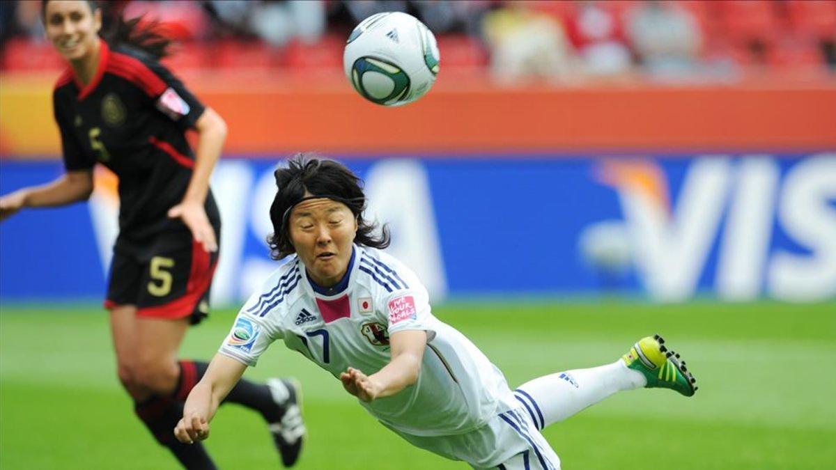 La japonesa Yuki Nagasato durante el Mundial de 2011
