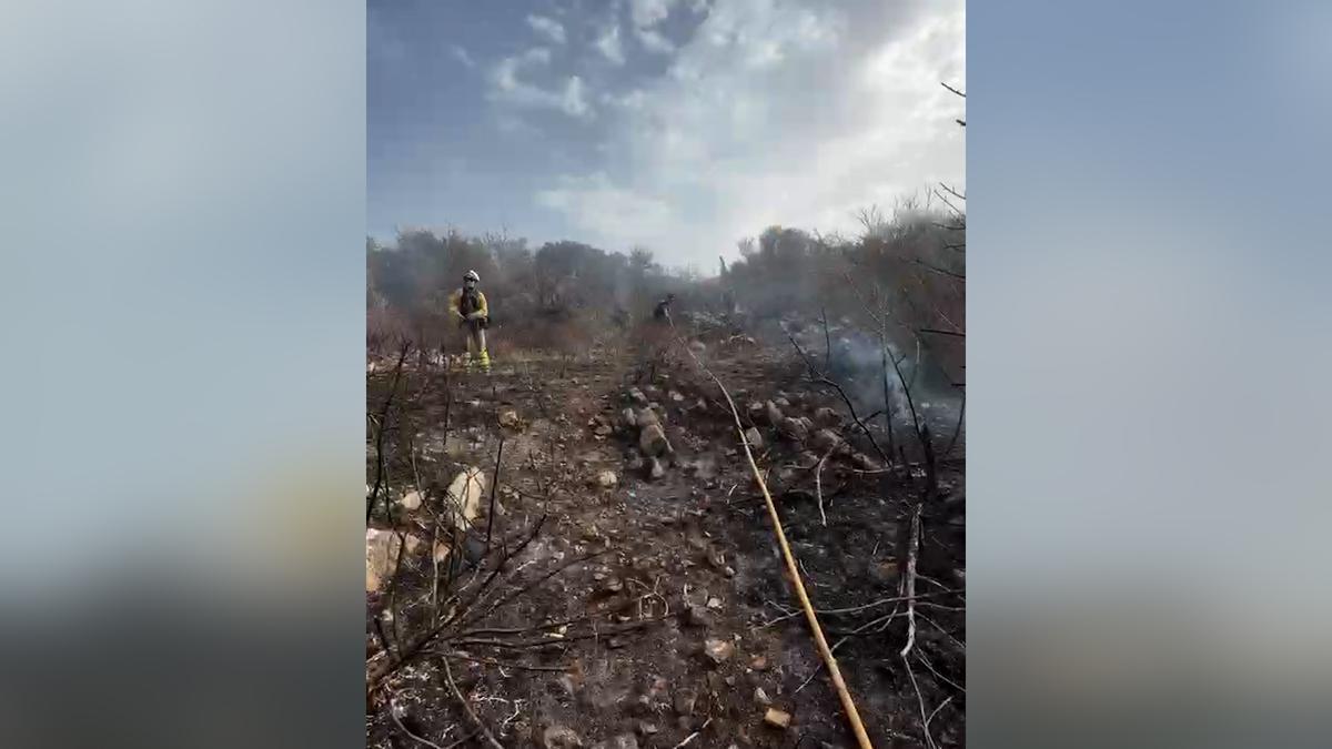 VÍDEO | Incendio forestal en el Puig de sa Bassa, en Son Servera