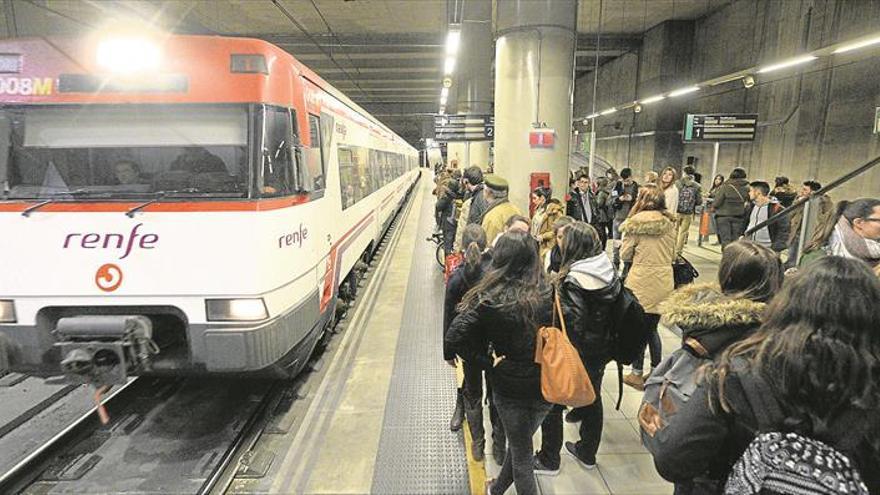 La llegada del AVE a Castellón no suprimirá ningún tren de Cercanías