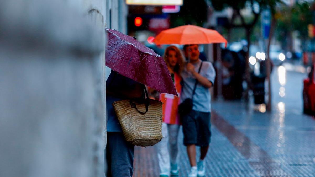 Imagen de archivo | Lluvias en Ibiza