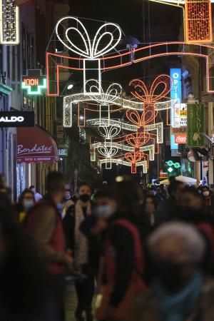 Encendido de la iluminación de Navidad en Santa Cruz de Tenerife