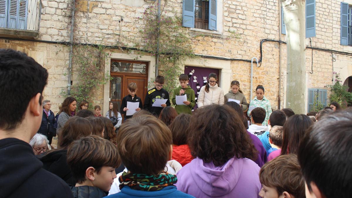 La celebración del 25N en Binissalem.