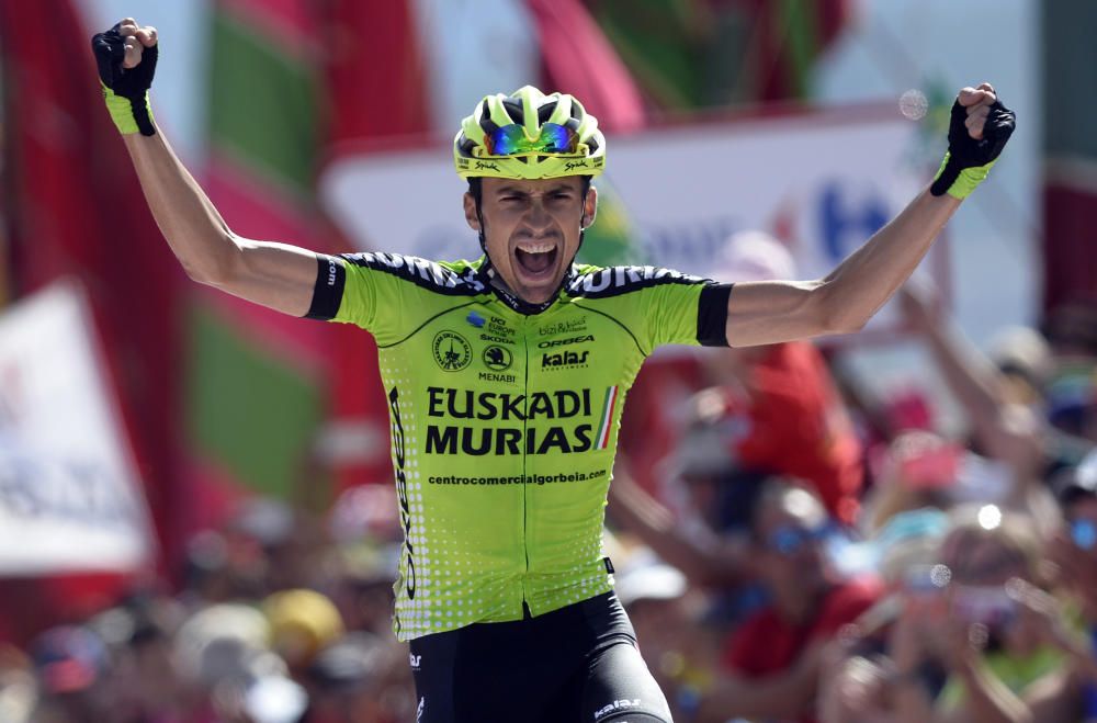 El ciclista español Óscar Rodríguez (Euskadi-Murias) ha ganado este viernes la decimotercera etapa de la Vuelta a España, disputada entre Candás y La Camperona.
