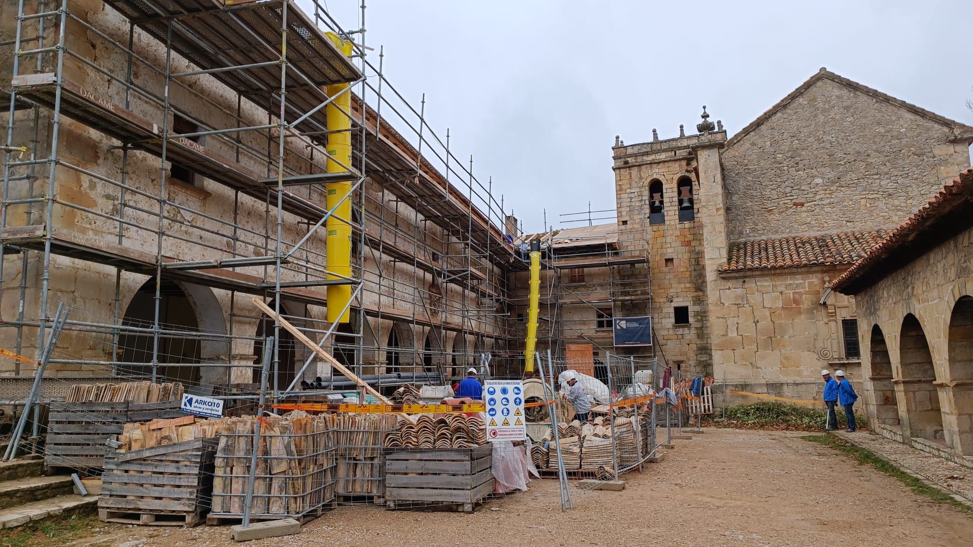 Estado actual de las obras de Sant Joan de Penyagolosa