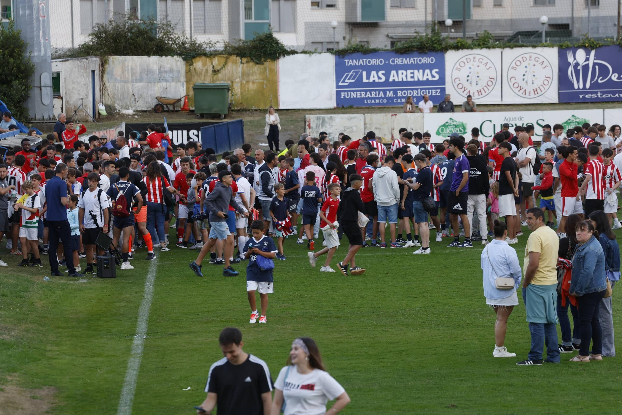 EN IMÁGENES: así fue el choque entre el Sporting y el Marino de Luanco