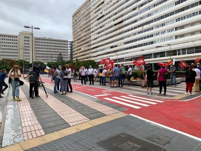 Protestas del personal de RIU Oliva Beach