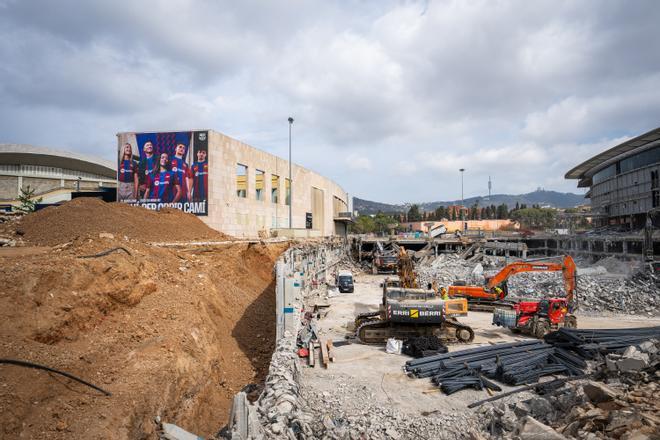 Así continúan las obras en el Spotify Camp Nou: Un estadio que ya está irreconocible