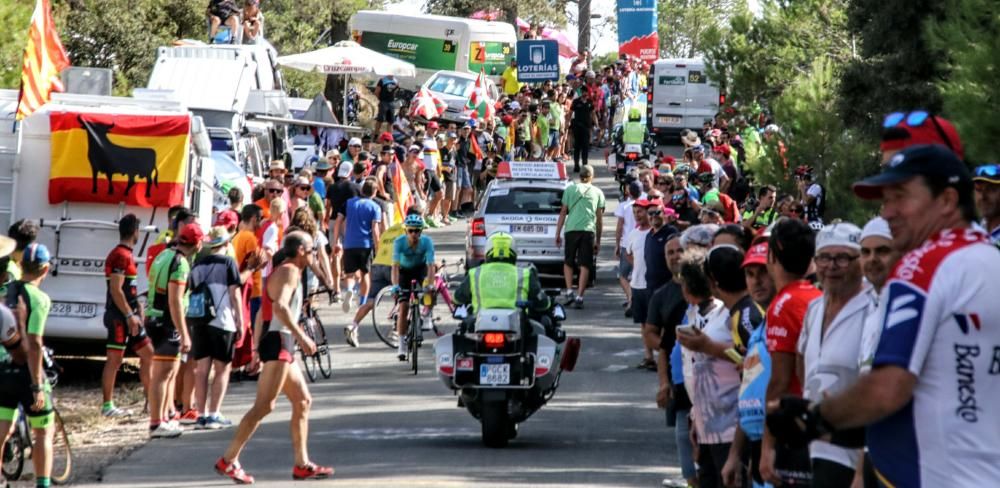 Xorret del Catí vibra con la llegada de La Vuelta