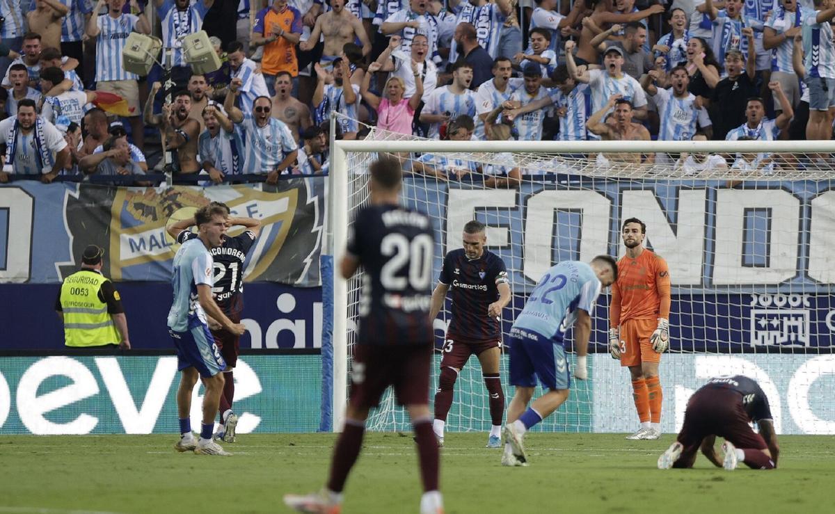 El Málaga CF se cita ahora con el Eibar, con quien empató en La Rosaleda.