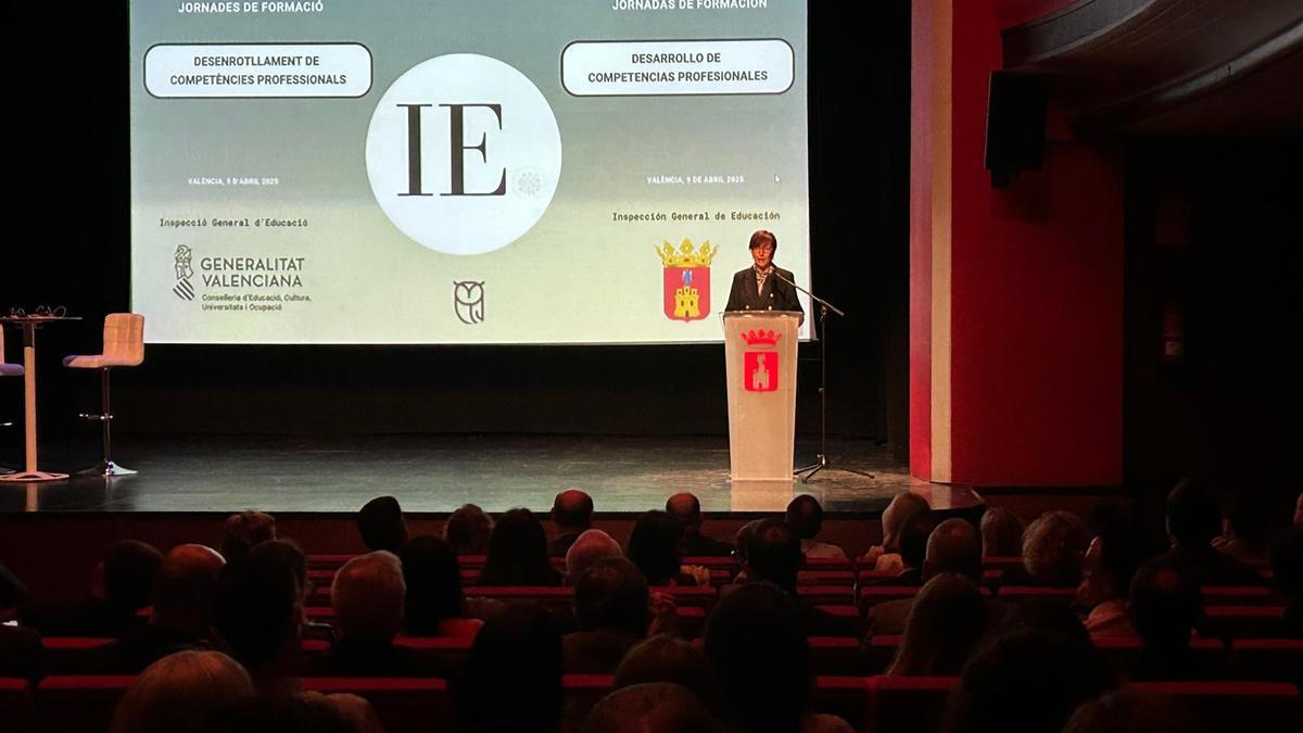 El teatro Serrano de Segorbe ha sido el escenario de la reunión del cuerpo de inspectores de Educación de la Comunidad Valenciana.