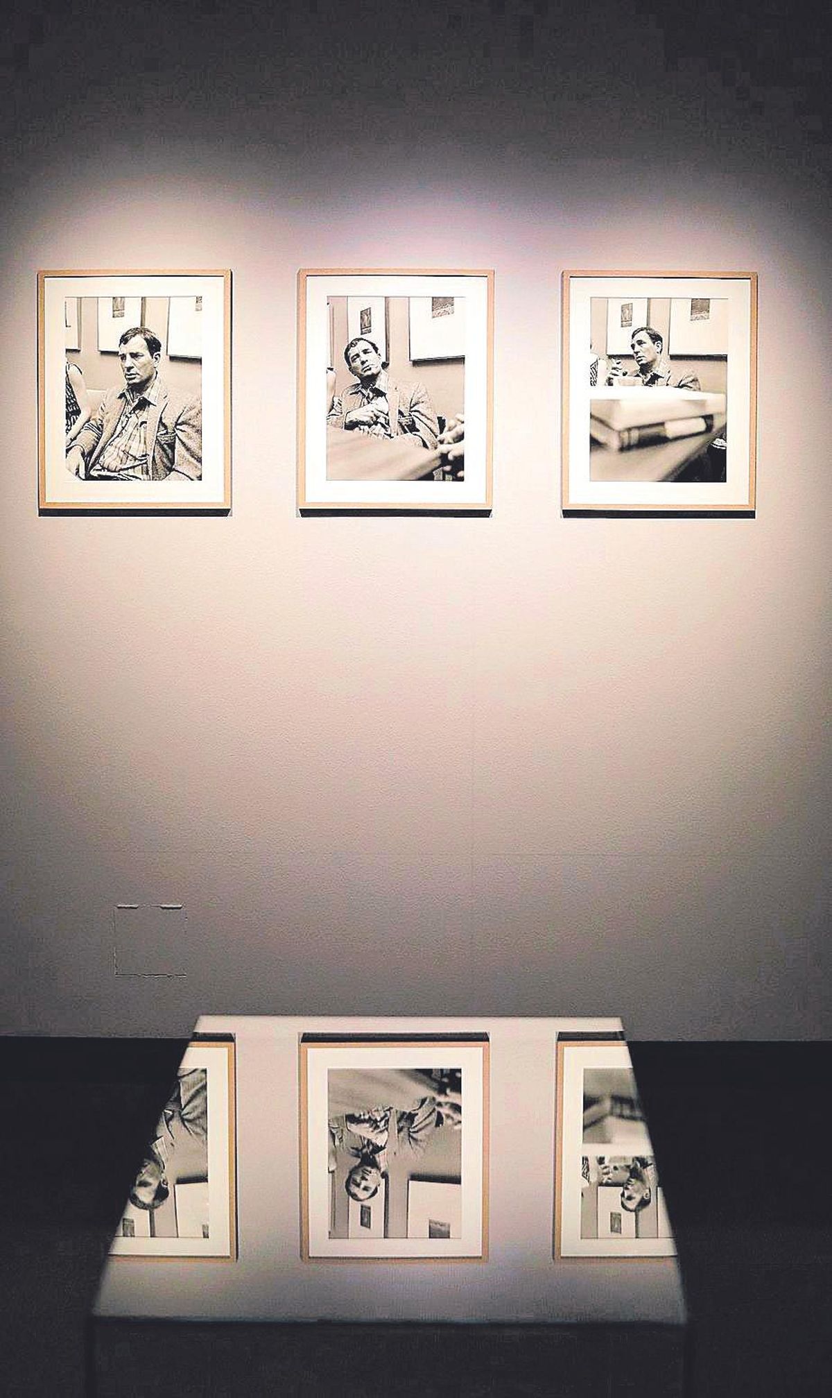 Tres retrats de Jack Kerouac.