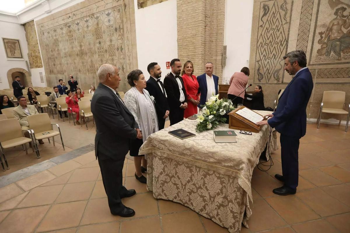 Celebración de una boda en el Alcázar de los Reyes Cristianos de Córdoba.