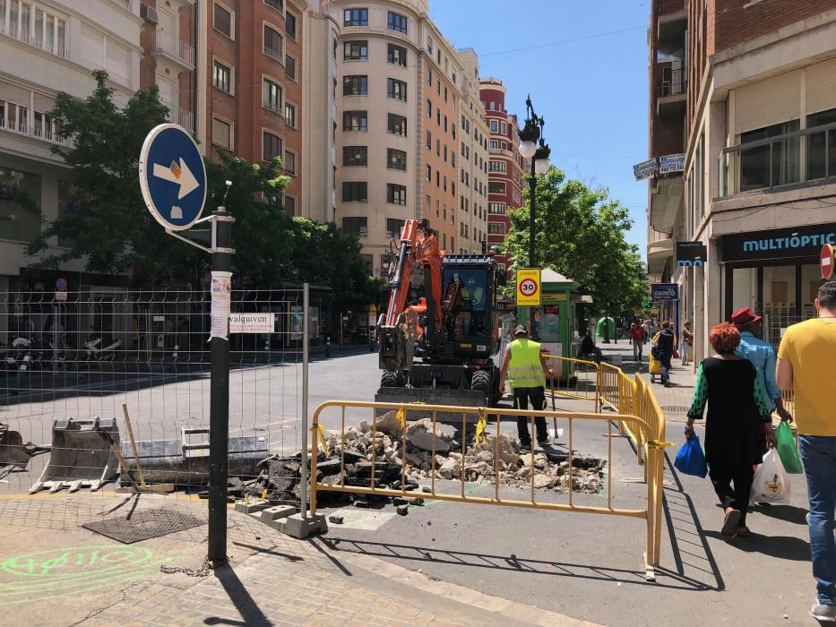 Obras del aparcamiento de Brujas