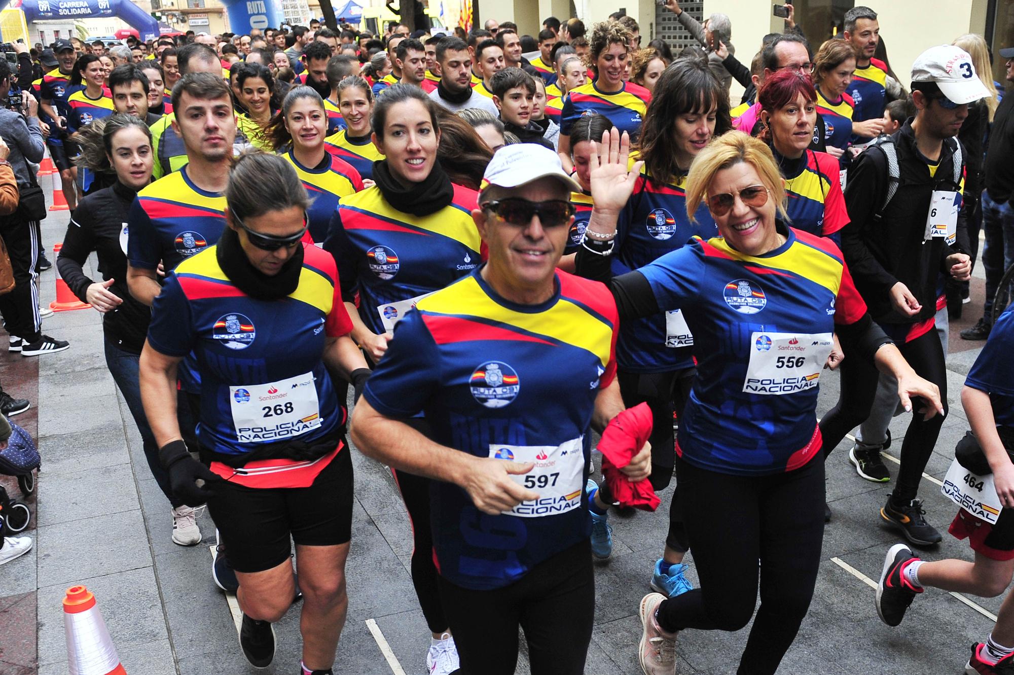 1ª carrera solidaria "RUTA 091" en Elche