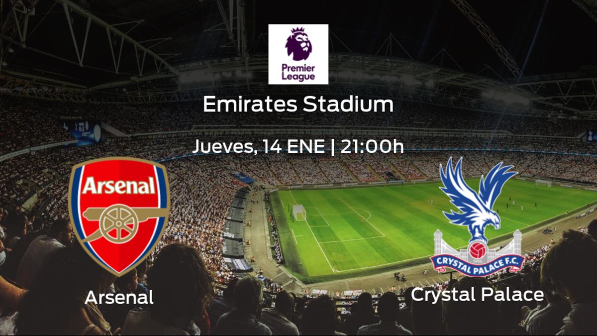 Previa del encuentro de la jornada 18: Arsenal - Crystal Palace