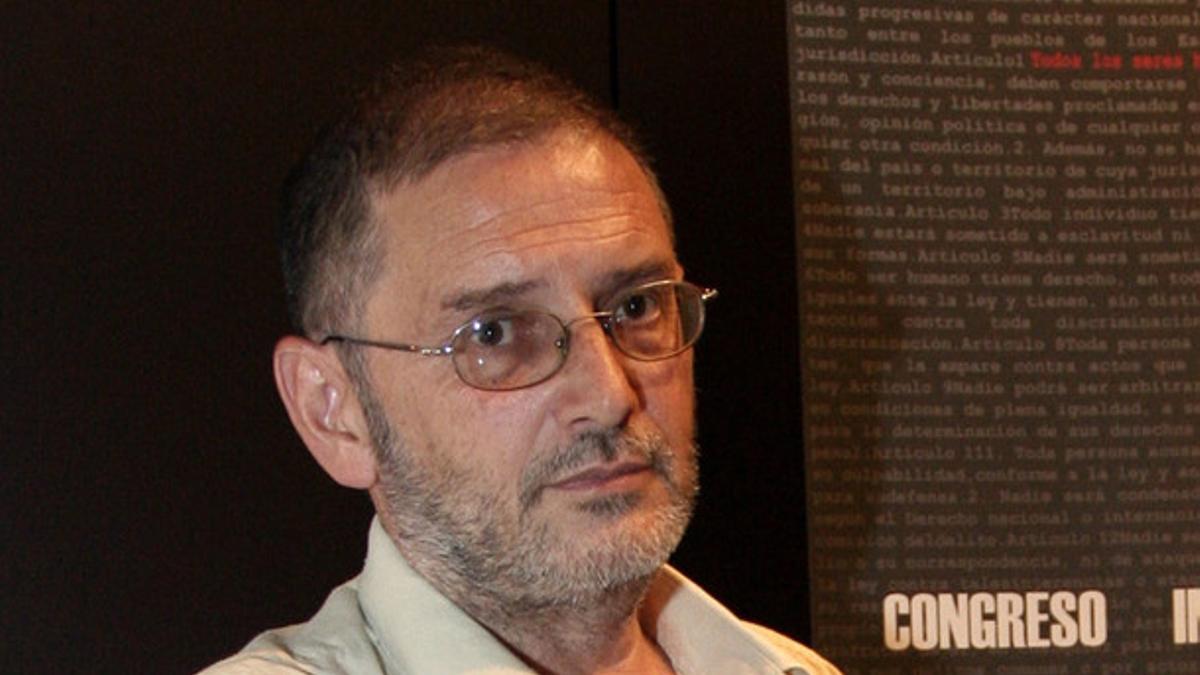 El historiador israelí Meir Margalit, fundador y coordinador del Comitè Israelí contra las Demoliciones.