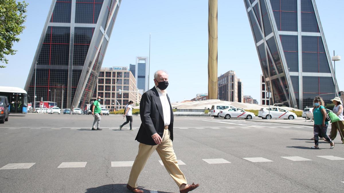 Rodrigo Rato, a su salida de los Juzgados de Plaza Castilla.