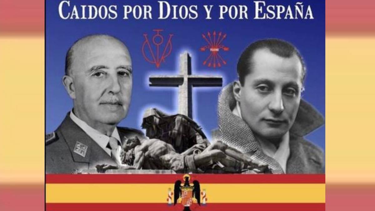 Imagen de la misa en honor a Franco que fue suspendida en Alicante.