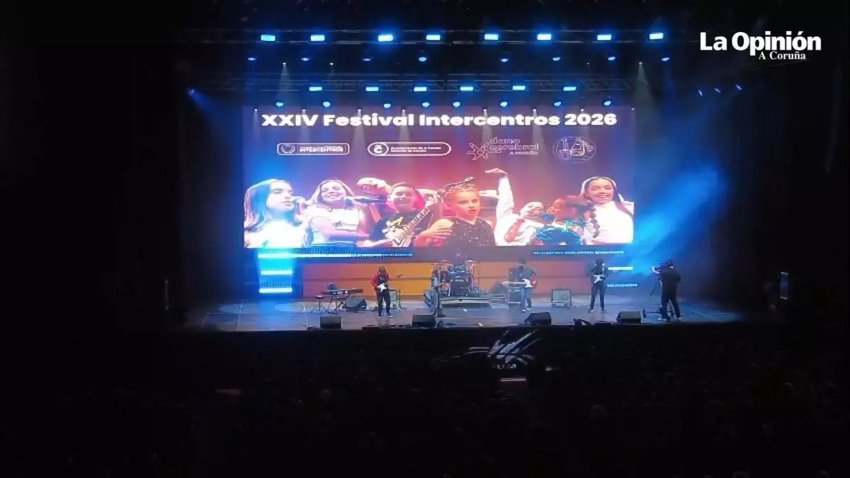 La música y solidaridad brillan en la nueva edición del Festival Intercentros de A Coruña