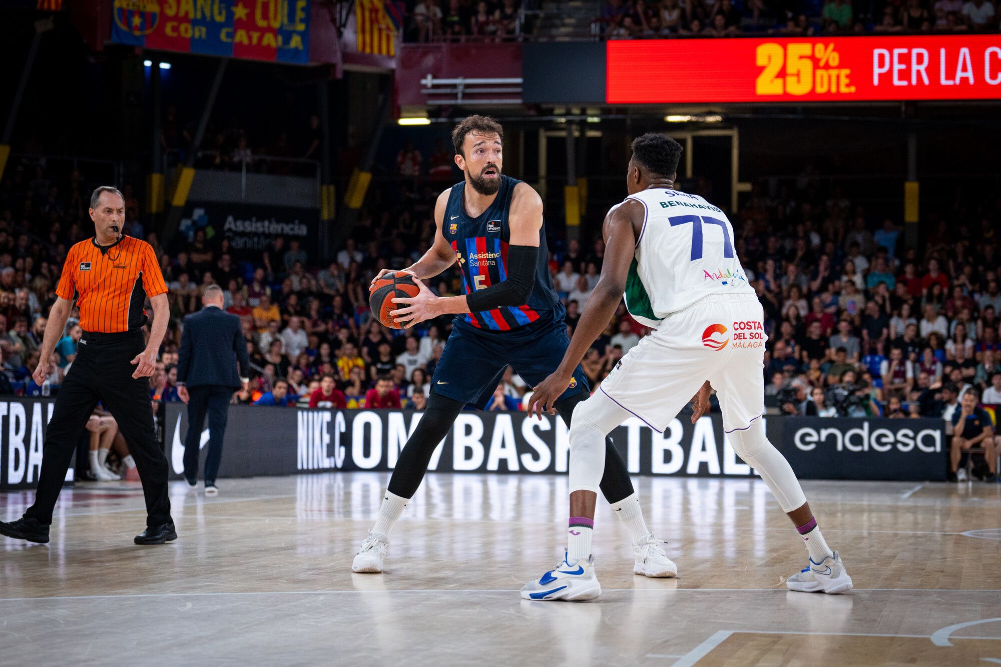 Barcelona - Unicaja, segundo partido de semifinales de la Liga Endesa, en imágenes