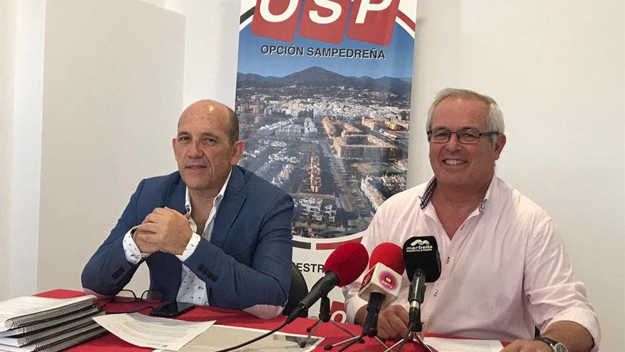 Manuel Osorio y Rafael Piña, ediles de OSP.