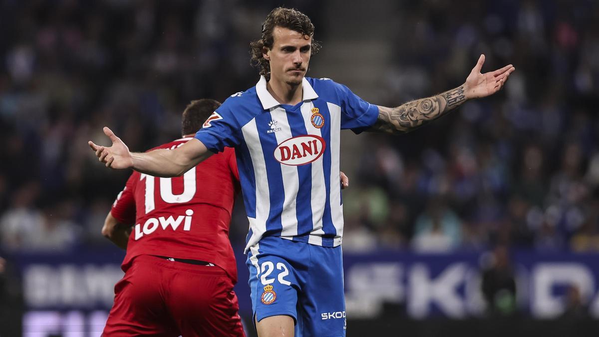 Carlos Romero, en el Espanyol.