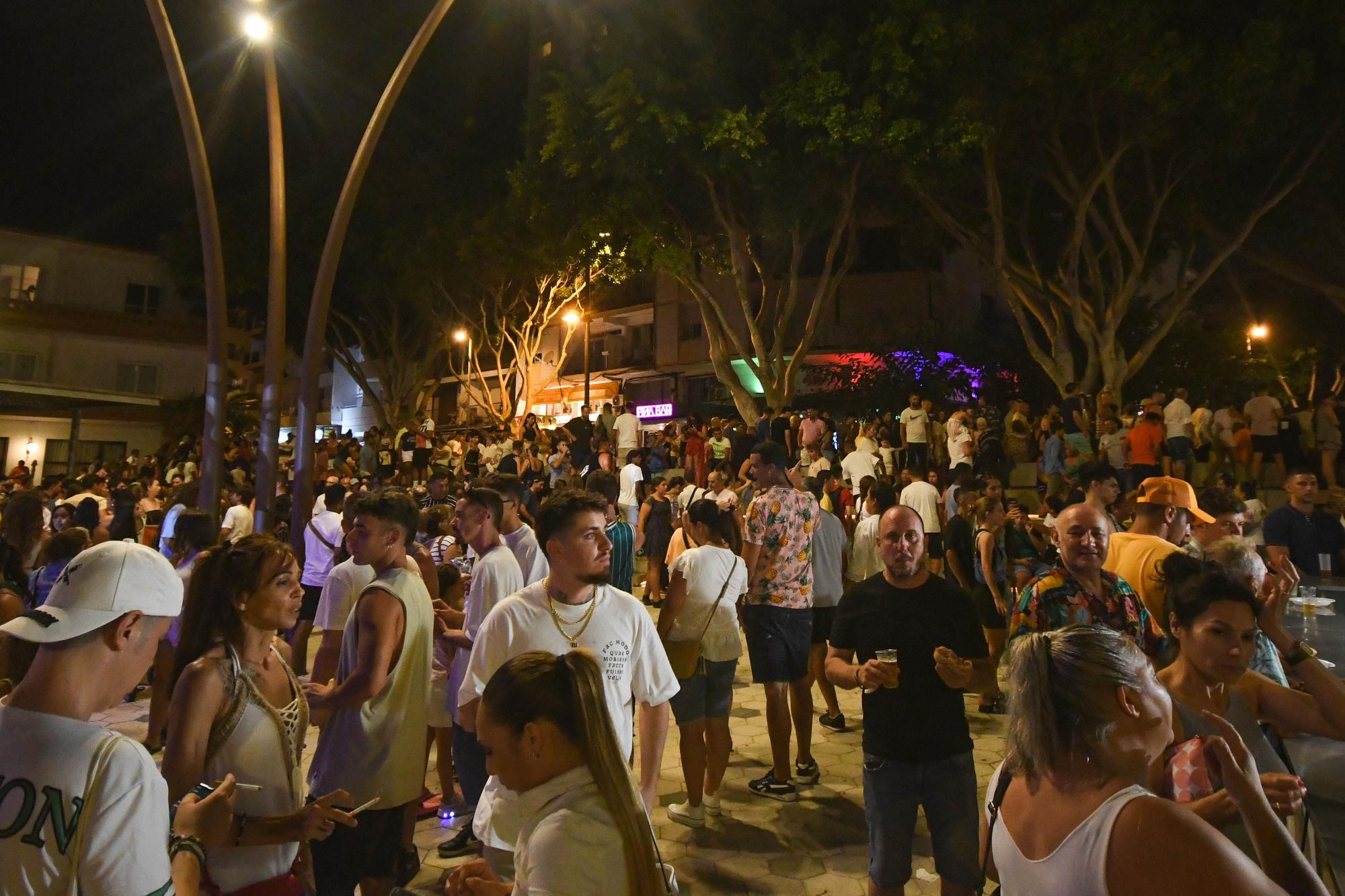 Mira aquí las imágenes de los fuegos artificiales del 15 de agosto en Ibiza