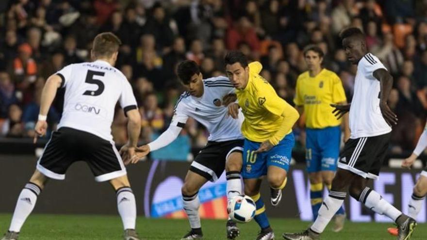 El Valencia solo superó una de las últimas cinco eliminatorias con 1-1 en la ida