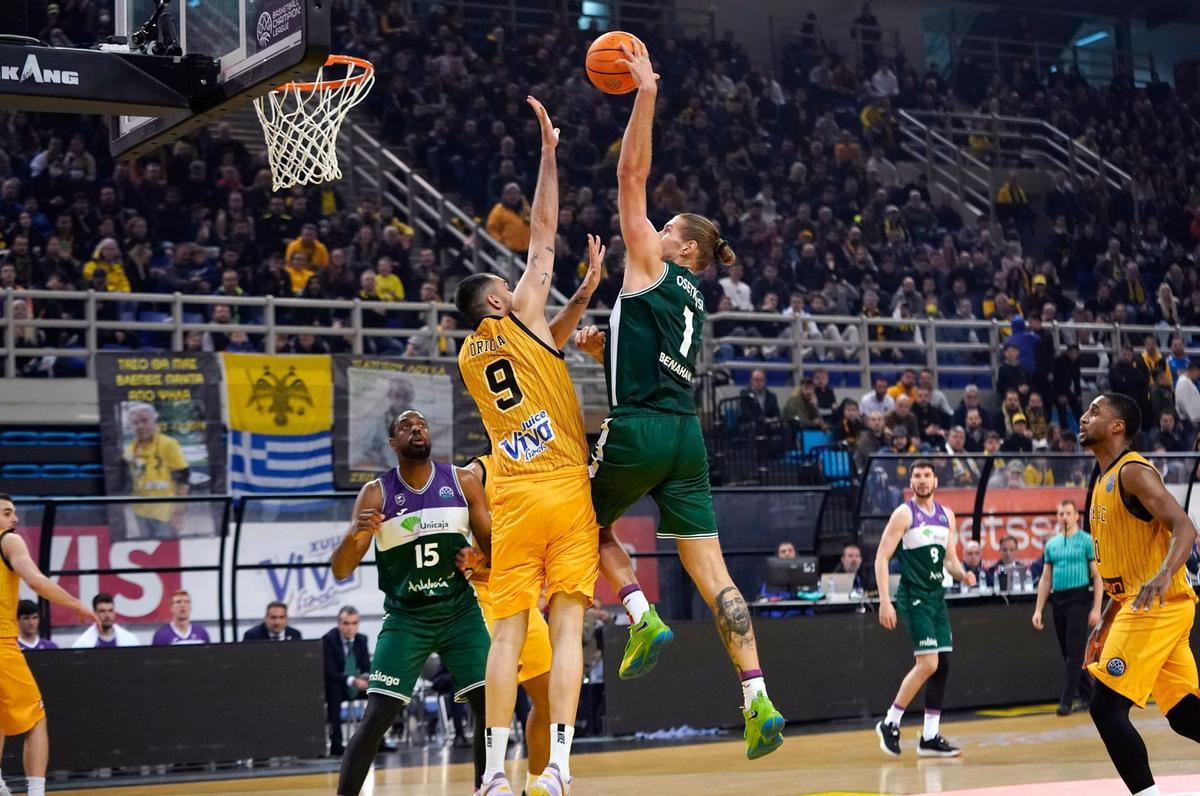 Este viernes, AEK y Unicaja volverán a encontrarse en Atenas. después de dos años.