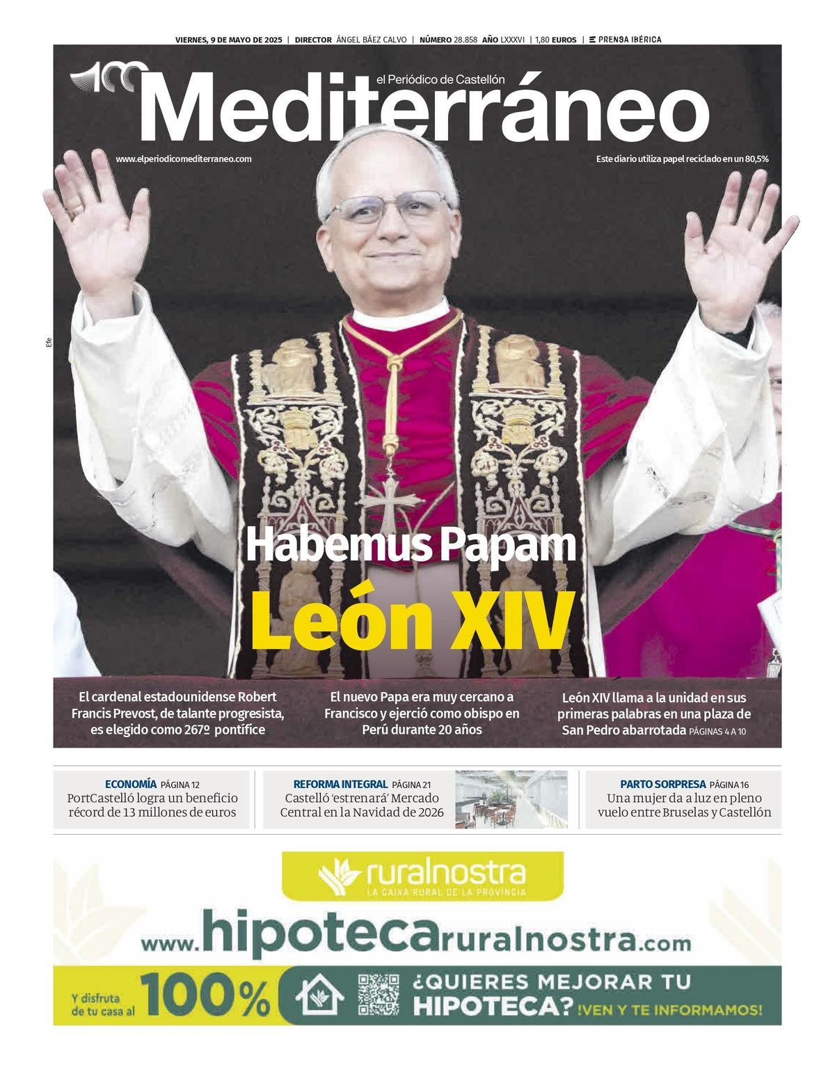 Portada del 9 de mayodel 2025