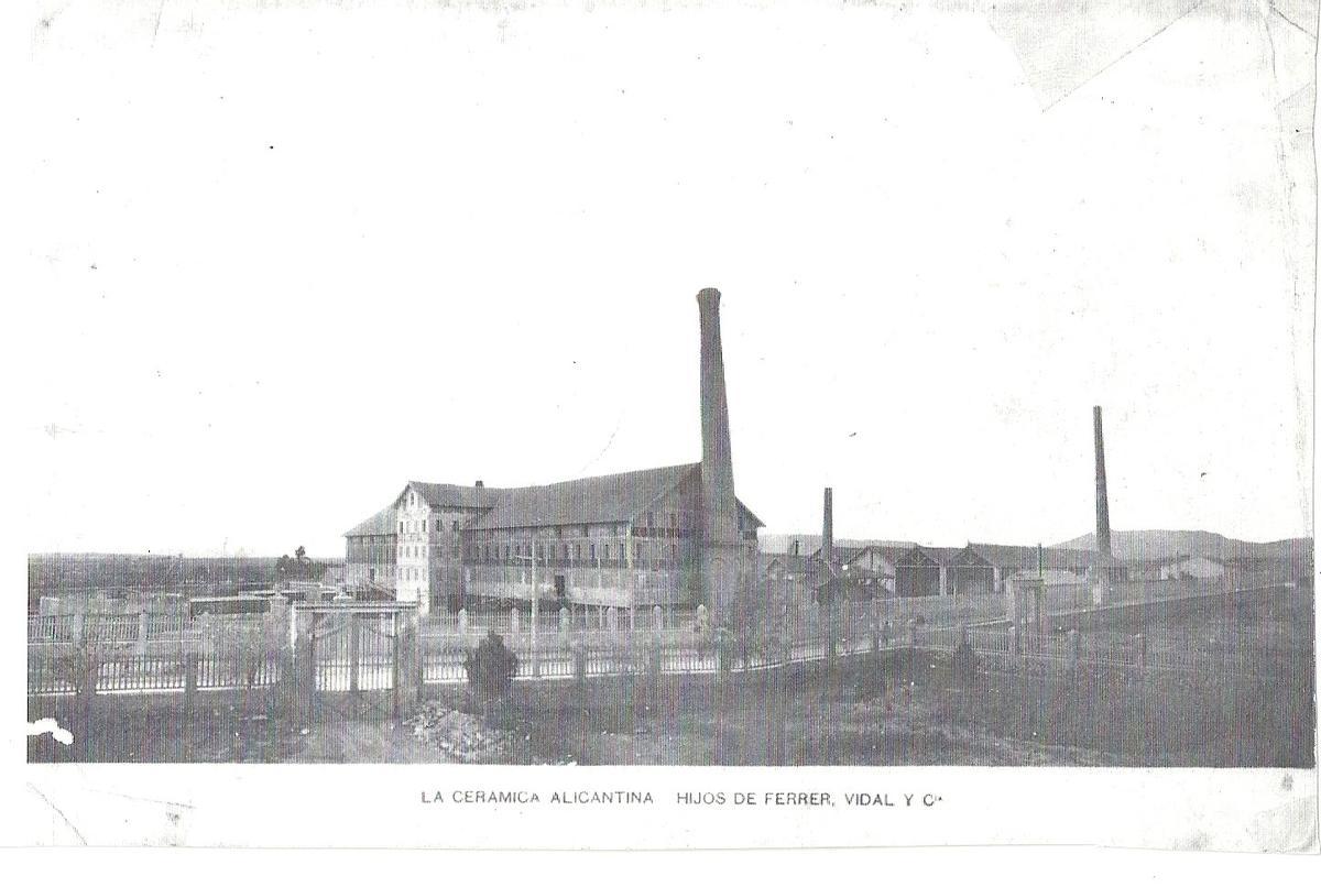 Fabrica de tejas que se levantaba sobre lo que hoy es la Universidad de Alicante