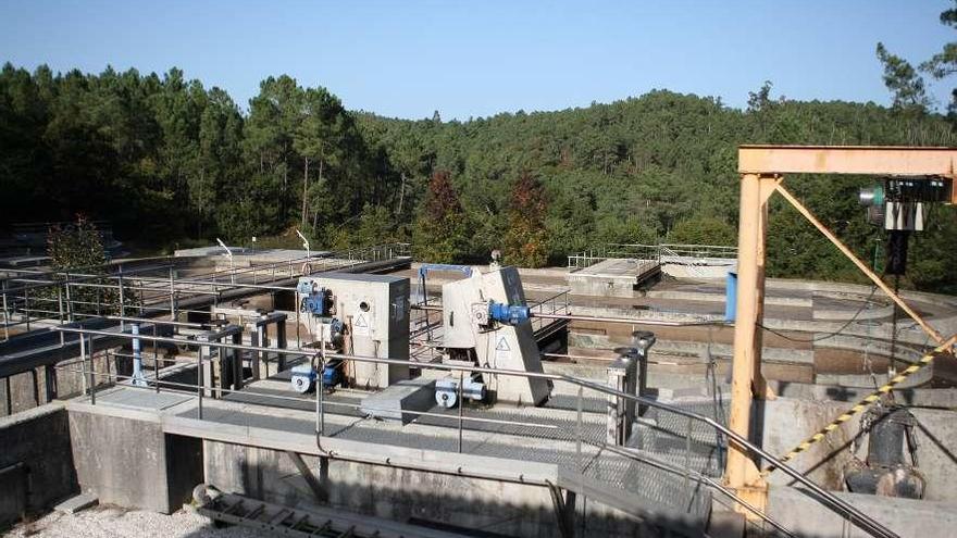 Instalaciones de la Estación Depuradora de Aguas Residuales (EDAR) de Aguións. // Bernabé/Ana Agra