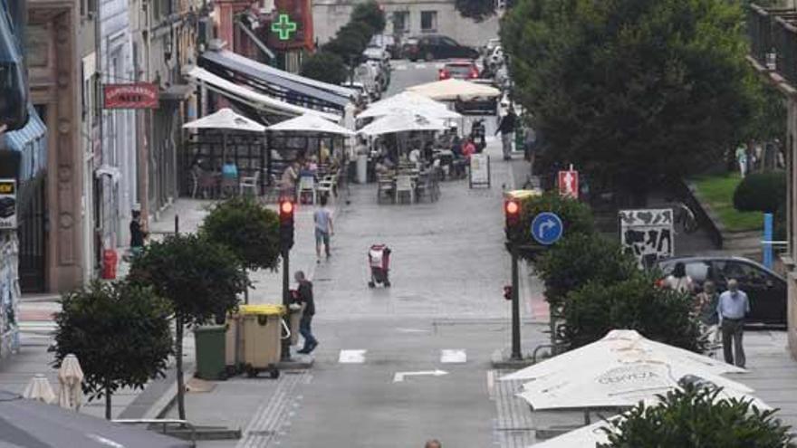 El Concello prorroga la peatonalización de cuatro calles hasta el 31 de enero