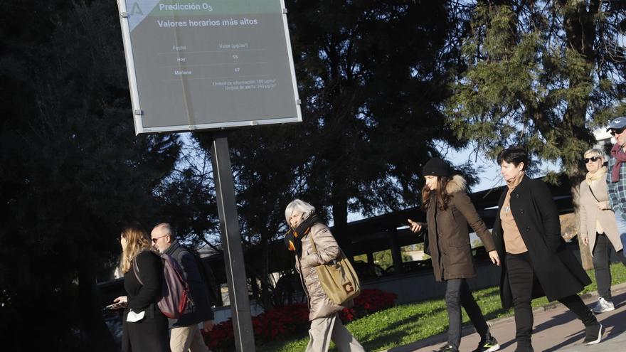 La calma anticiclónica aumenta los índices de contaminación atmosférica en Córdoba