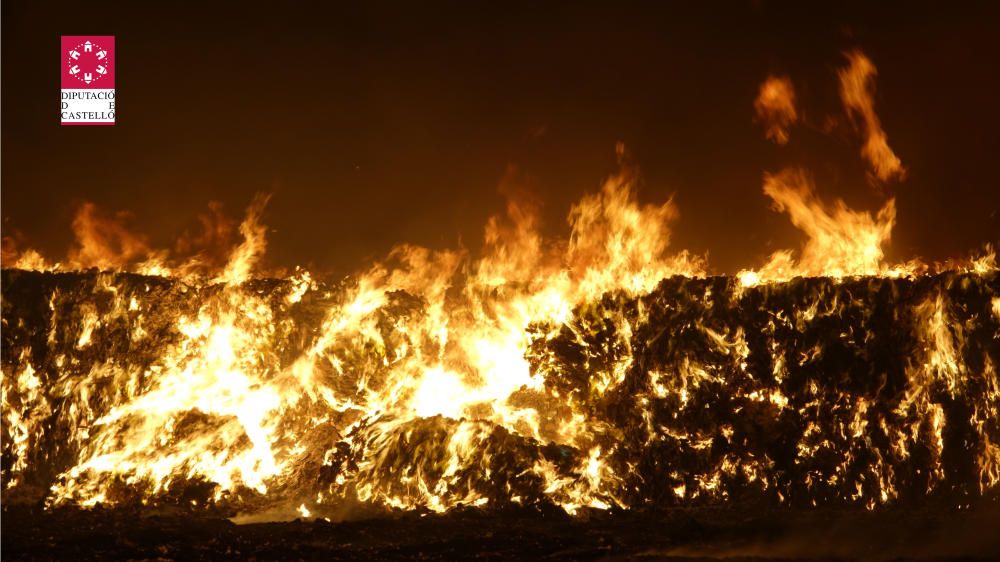 Incendio en la planta de residuos de Cervera