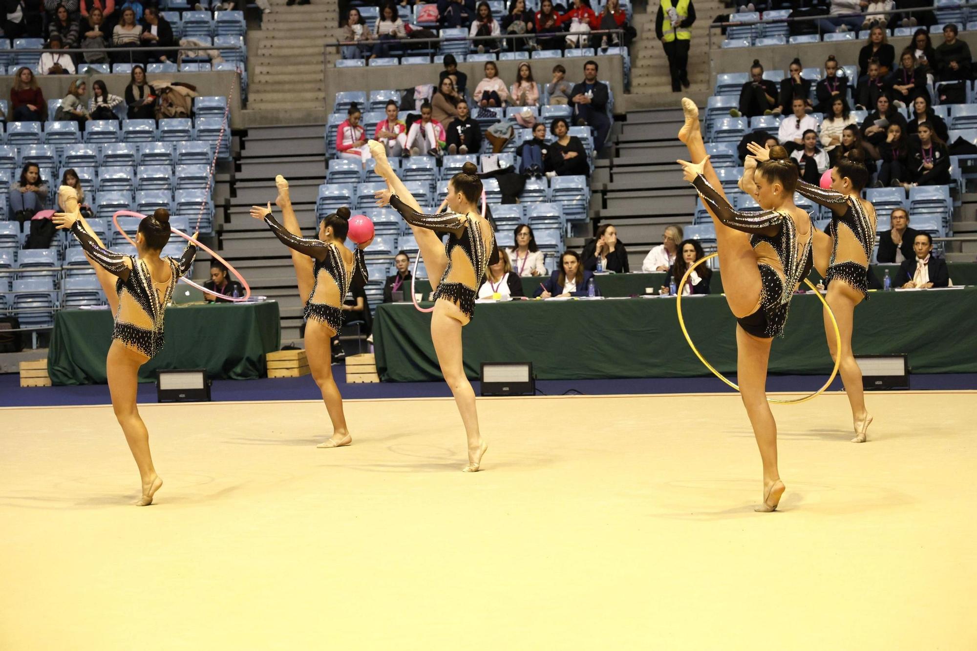 Torneo internacional Viravolta Jael de Ximnasia Rítmica en el Multiusos Fontes de Sar