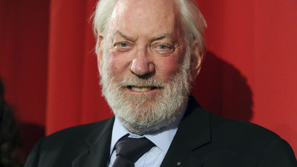 El actor Donald Sutherland