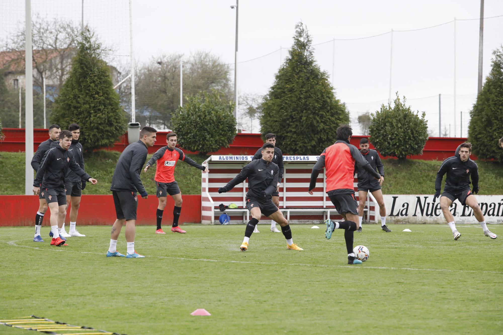 Entrenamiento del Sporting