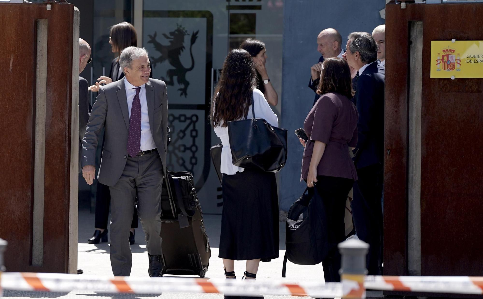 Jordi Pujol Ferrusola, sale de la Audiencia Nacional donde se celebra el juicio a los Pujol.