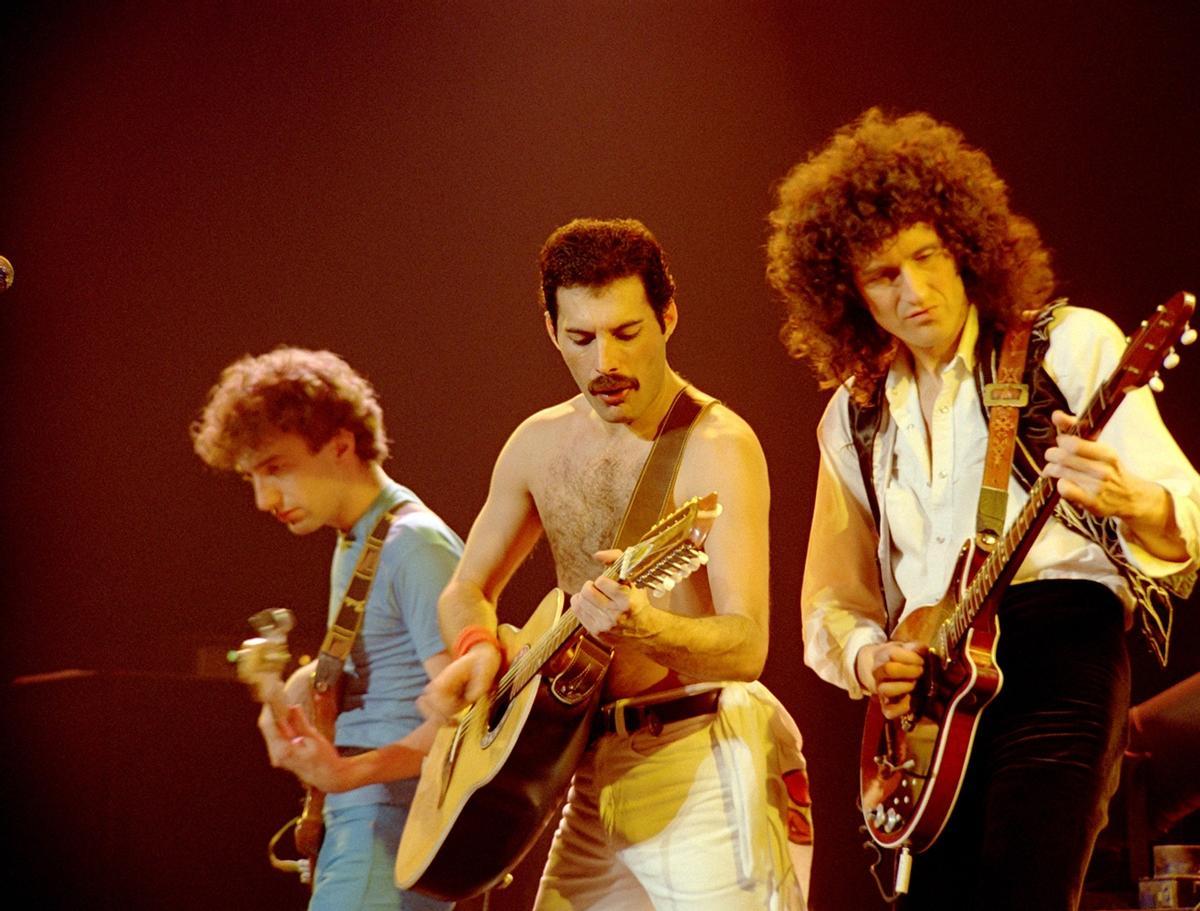 Queen en su concierto de Montreal en 1981.